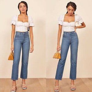 Reformation Cynthia High Relaxed Jeans